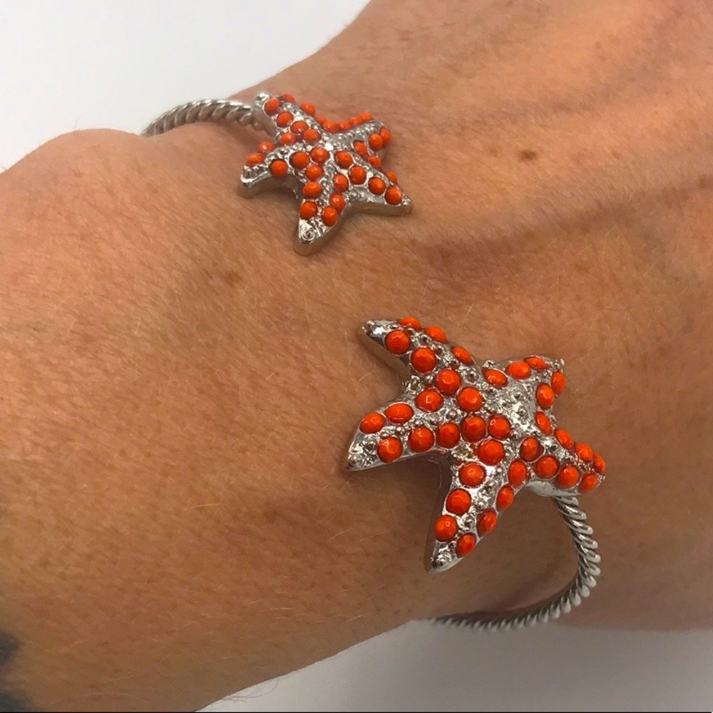 Starfish Beaded Adjustable Bracelet
